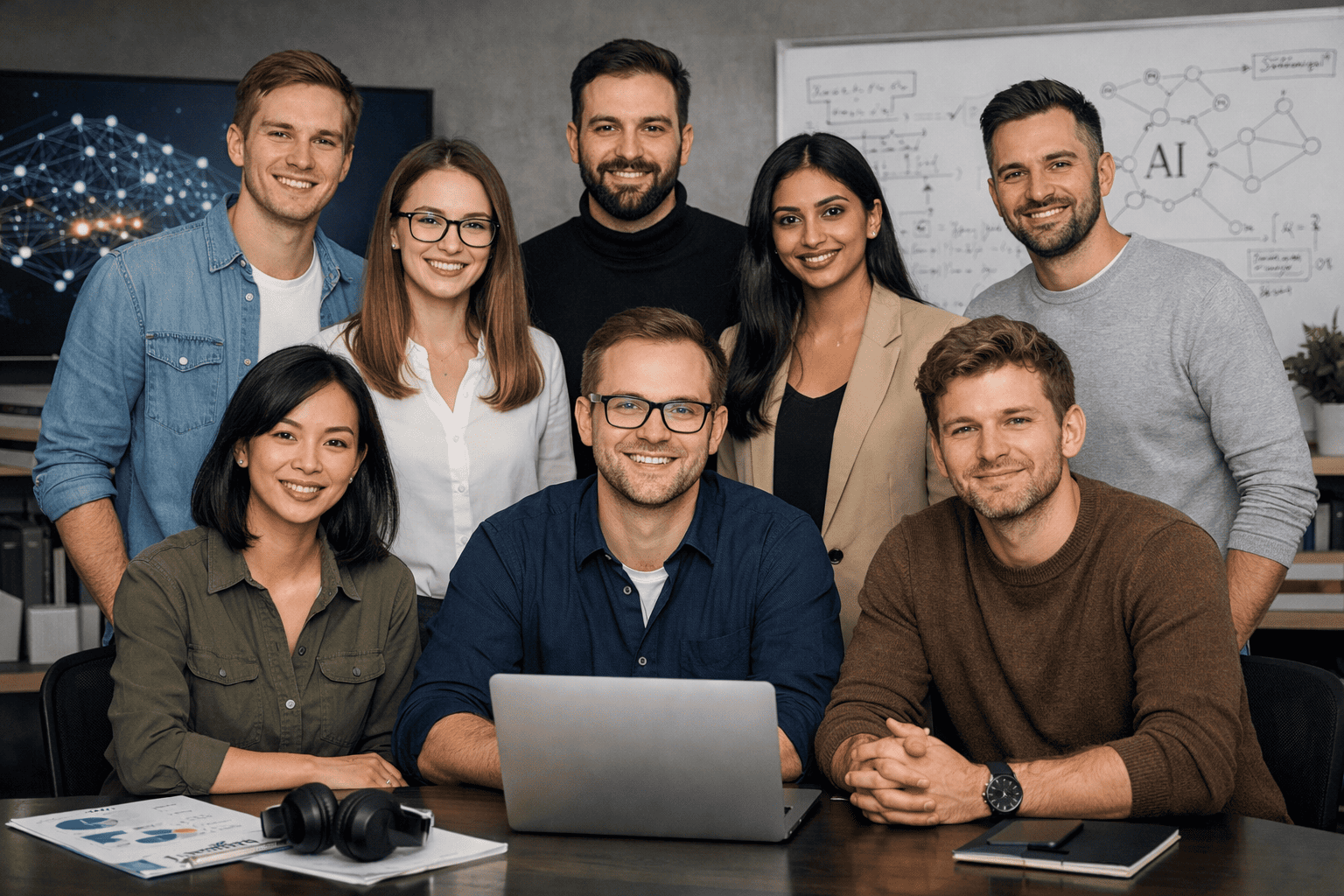 Команда NeuralCore на совместной встрече по развитию AI-платформы